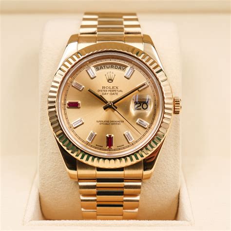 ruby dial rolex